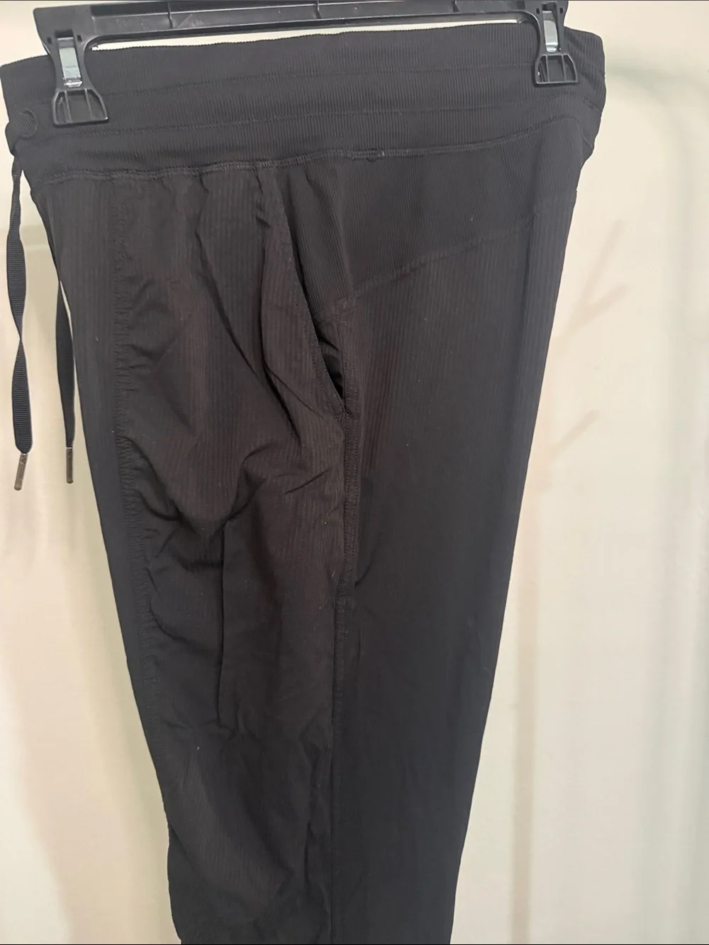 lululemon athletica Black Drawcord Jogger Pants